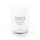 なな子のやさしいパンくんロゴ Water Glass :front