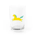 Rera(レラ)のレモンいろの馬 Water Glass :front