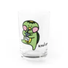 クーリエキャラクター（わ）のキューリエちゃん Water Glass :front