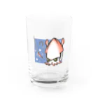 みらくるだっしゅ by HarikoChokanのエギ見るイカ Water Glass :front