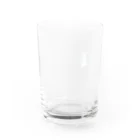 puikkoの弥勒菩薩（ワンポイント　白） Water Glass :front