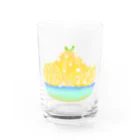 Lily bird（リリーバード）の蜂蜜レモンかき氷 Water Glass :front