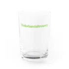 空想ロゴのSHAKEHANDS BREWERY Water Glass :front