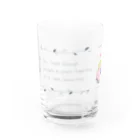 ふんわり動物まーけっと　byすみろんのなんでもない日のとりさん Water Glass :front