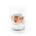 ねこグッズのこみちゃん生誕記念グッズ Water Glass :front