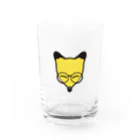 無機質のゲーマーなキツネくん Water Glass :front