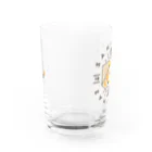 まるいねこのフルーツサンド Water Glass :front