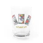 めかぶ商店のサメ花札 Water Glass :front