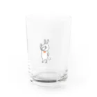 ズッキーニ。のズッキーニとうさぎさん Water Glass :front