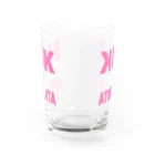 それゆけ！インキちゃん！のINK-MAGENTAグラス Water Glass :front