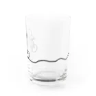 けちゃっぷごはんのお店の自転車ねこ（スイスイバージョン） Water Glass :front