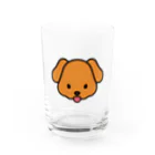 無機質のワンだふるドッグくん Water Glass :front