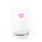 MY SWEETのHAPPYドットハート❤︎ Water Glass :front