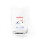 Wans Joie/ワンズジョワのなかよしビション Water Glass :front