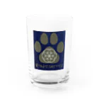 ワンダーシレールの肉球シードオブライフ（デニム） Water Glass :front