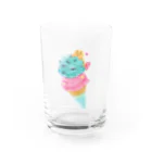 だるいエビフライのハッピーアイスクリーム Water Glass :front