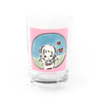 389のおみせのガール！(ピンク) Water Glass :front