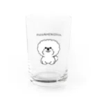 Wans Joie/ワンズジョワのふわもこビション Water Glass :front