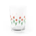 ときどき屋のチューリップ Water Glass :front