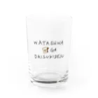 RUNCOのパン、大好き Water Glass :front