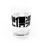 ymc shopの弱虫倶楽部　ロゴ Water Glass :front