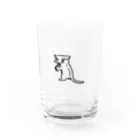 chocochachaのオウカンミカドヤモリ（黒） Water Glass :front