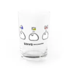 一畳半SUZURI店のUHYO---ひよこ Water Glass :front