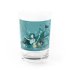 カオラインハウスのビッグマーメイド Water Glass :front