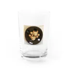 aaask_weaveのおやつですよ！　クッキー Water Glass :front