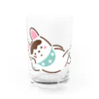 しまめのごろ寝いぬはりこ Water Glass :front