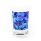ハイツ森の中のボタニカル　ブルー Water Glass :front