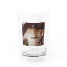 足長三毛猫マンチカンのたまのおてたま Water Glass :front