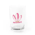 魚好きあつまれ！#かまととちゃん　#かまぼこママの御カマダス Water Glass :front