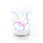 ふくふくろうのらくがきＢ Water Glass :front