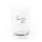 毛並みんのパワーオブパワー毛並みん Water Glass :front