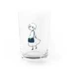 ヤシの実。の揺れるスカート Water Glass :front