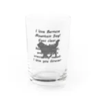 onehappinessのバーニーズ・マウンテン・ドッグ Water Glass :front