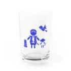 はちよんごのMOMOTARO Water Glass :front