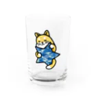 STAR CAIDOZの迷彩犬★名前はまだ無い Water Glass :front