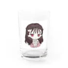 橘沙希のジュタドールグッズ Water Glass :front