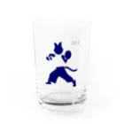 キャットＣのこうじょうけんがくのピクトグラムキャットC Water Glass :front