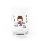 ちんちくりんのおみせの「モテ期到来！！」シリーズ Water Glass :front