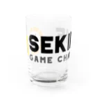 せきめ🐰ゲーム実況のせきめGCHグラス Water Glass :front