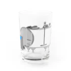 川上牧場のバルク溢れちゃうぜグラス Water Glass :front