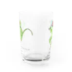 アルバトロスデザインのワカケおじさん・暑中見舞い（ソロ） Water Glass :front