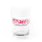 ねこみぞれshopのねこみぞれロゴ Water Glass :front