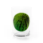 ヨープキャンが気になったのすいか -watermelon- 丸 Water Glass :front