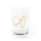 Ｎ　(・〜・）のえぬぴえんまる　ちゃーはん Water Glass :front