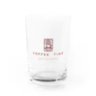 Coffee Timeのlogo glass Water Glass :front