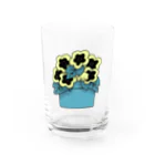 里 (sato)のH  yellow Water Glass :front